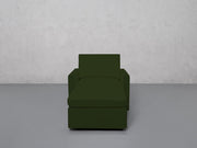 Armchair with Ottoman (Thin Arms) - 7th Avenue