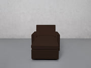 Armchair with Ottoman (Thin Arms) - 7th Avenue