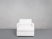 Armchair with Ottoman (Thin Arms) - 7th Avenue
