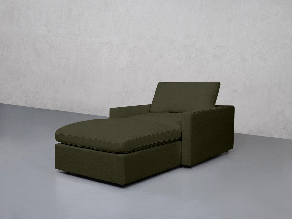 Armchair with Ottoman (Thin Arms) - 7th Avenue