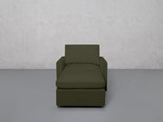 Armchair with Ottoman (Thin Arms) - 7th Avenue