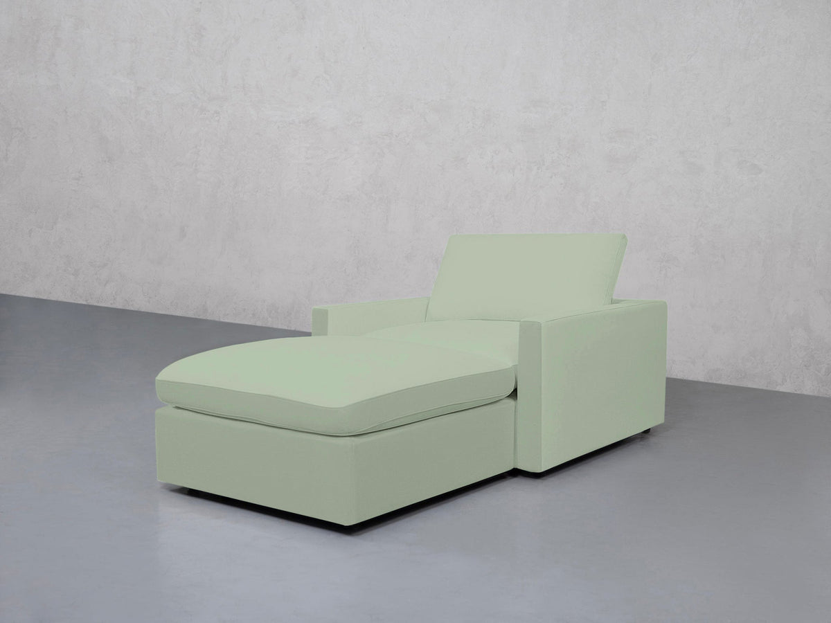 Armchair with Ottoman (Thin Arms) - 7th Avenue