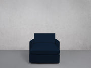 Armchair with Ottoman (Thin Arms) - 7th Avenue