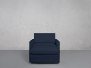 Armchair with Ottoman (Thin Arms) - 7th Avenue