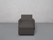 Armchair with Ottoman (Thin Arms) - 7th Avenue