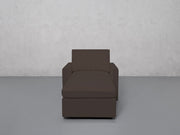 Armchair with Ottoman (Thin Arms) - 7th Avenue