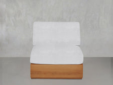 Armless Seat Teak Outdoor - 7th Avenue