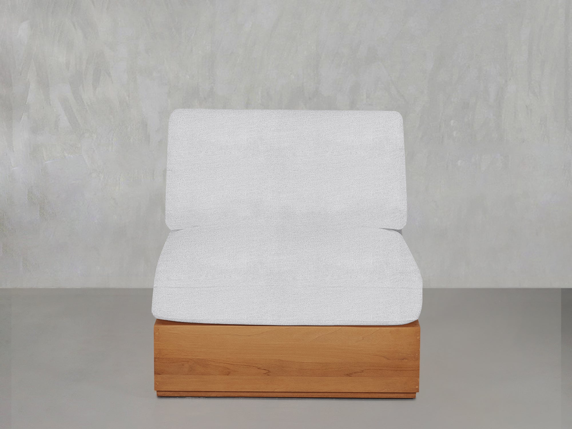 Armless Seat Teak Outdoor - 7th Avenue