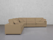 5-Seat Modular Corner Sectional (Thin Arms)