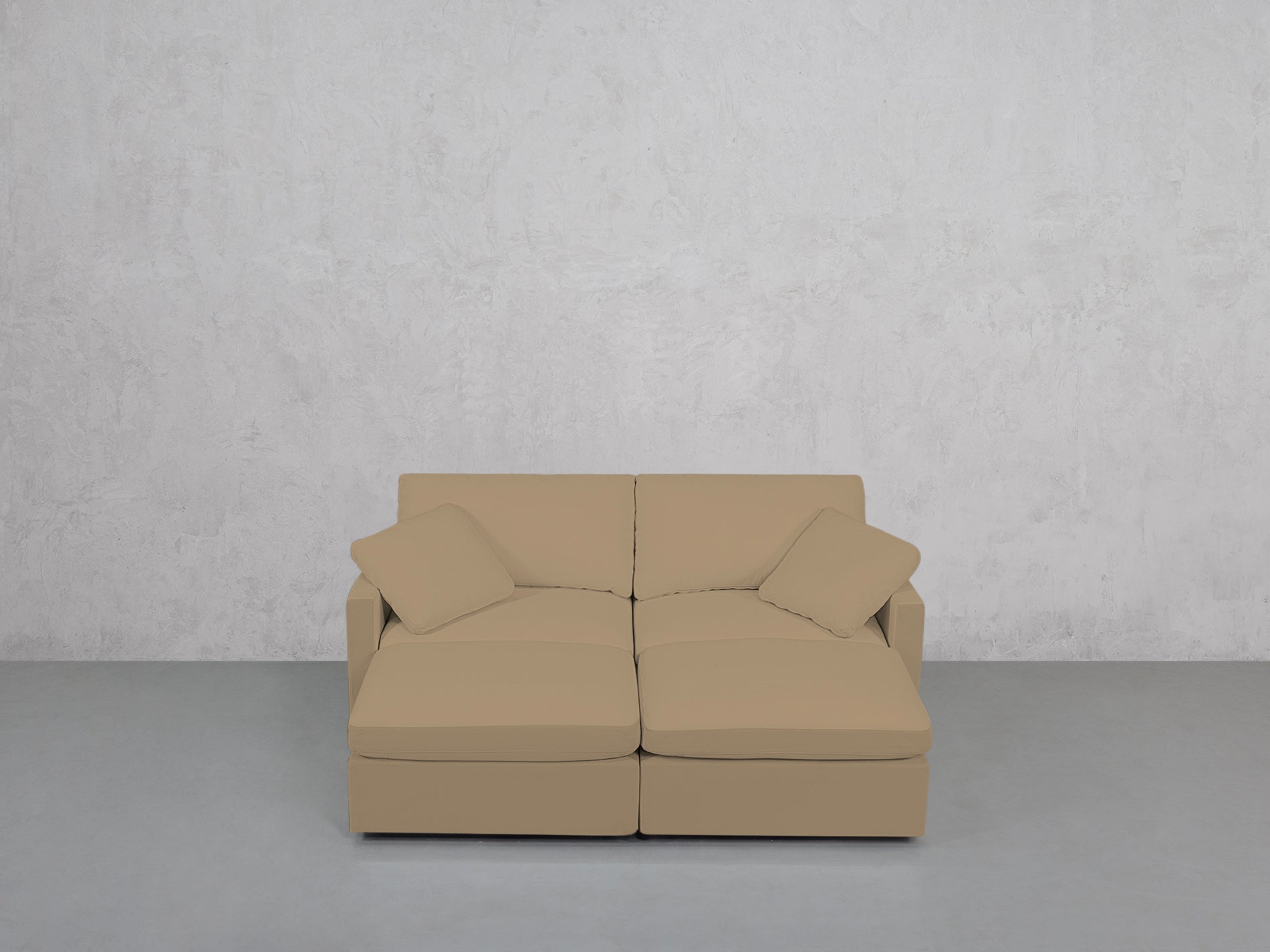 4-Seat Modular Daybed (Thin Arms)