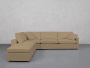 5-Seat Modular Corner Lounger Sectional (Thin Arms)