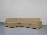 4-Seat Modular Open Corner Sectional (Thin Arms)