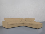 5-Seat Modular Corner Right Lounger Sectional (Thin Arms)