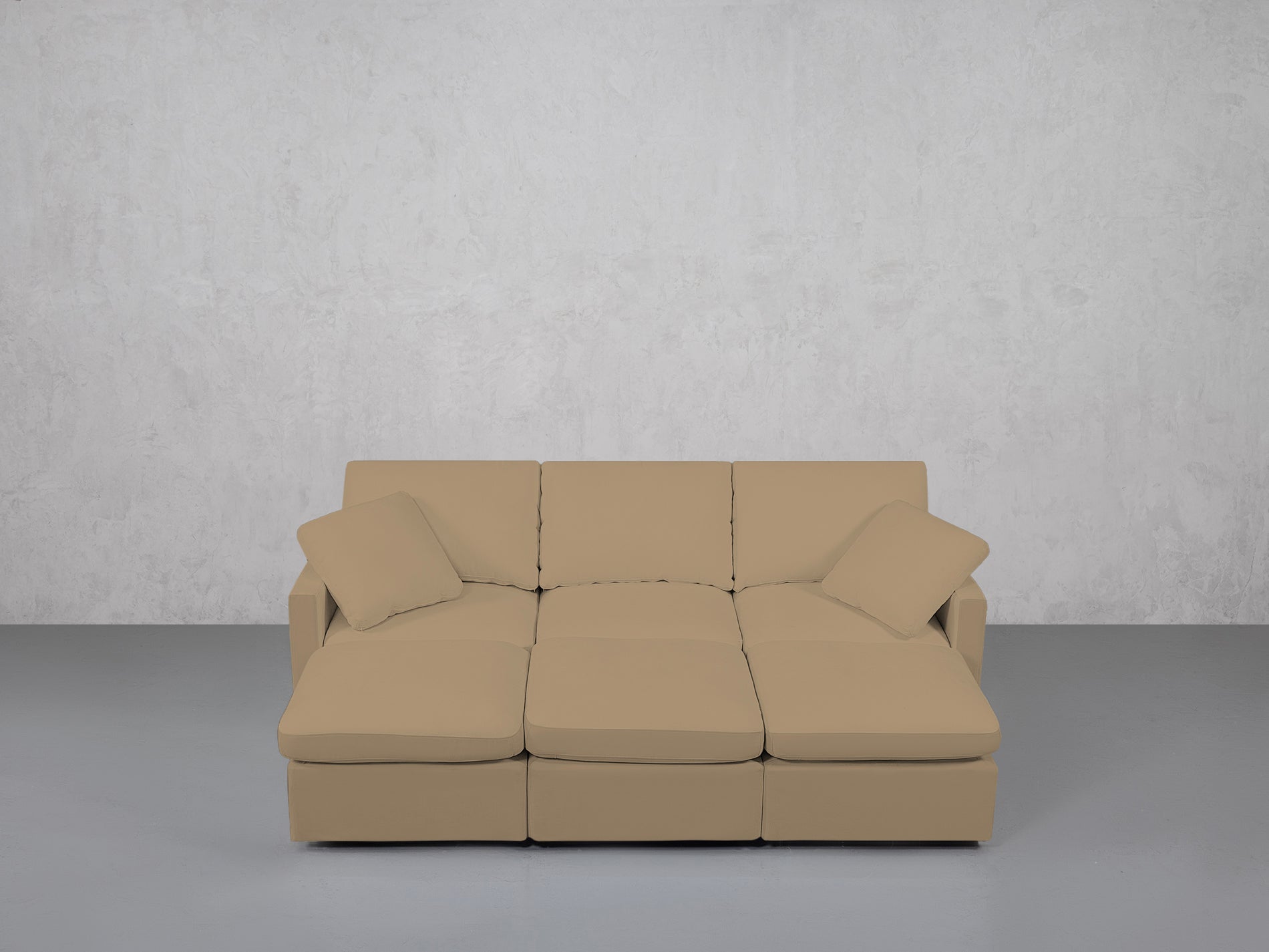 6-Seat Modular Daybed (Thin Arms)