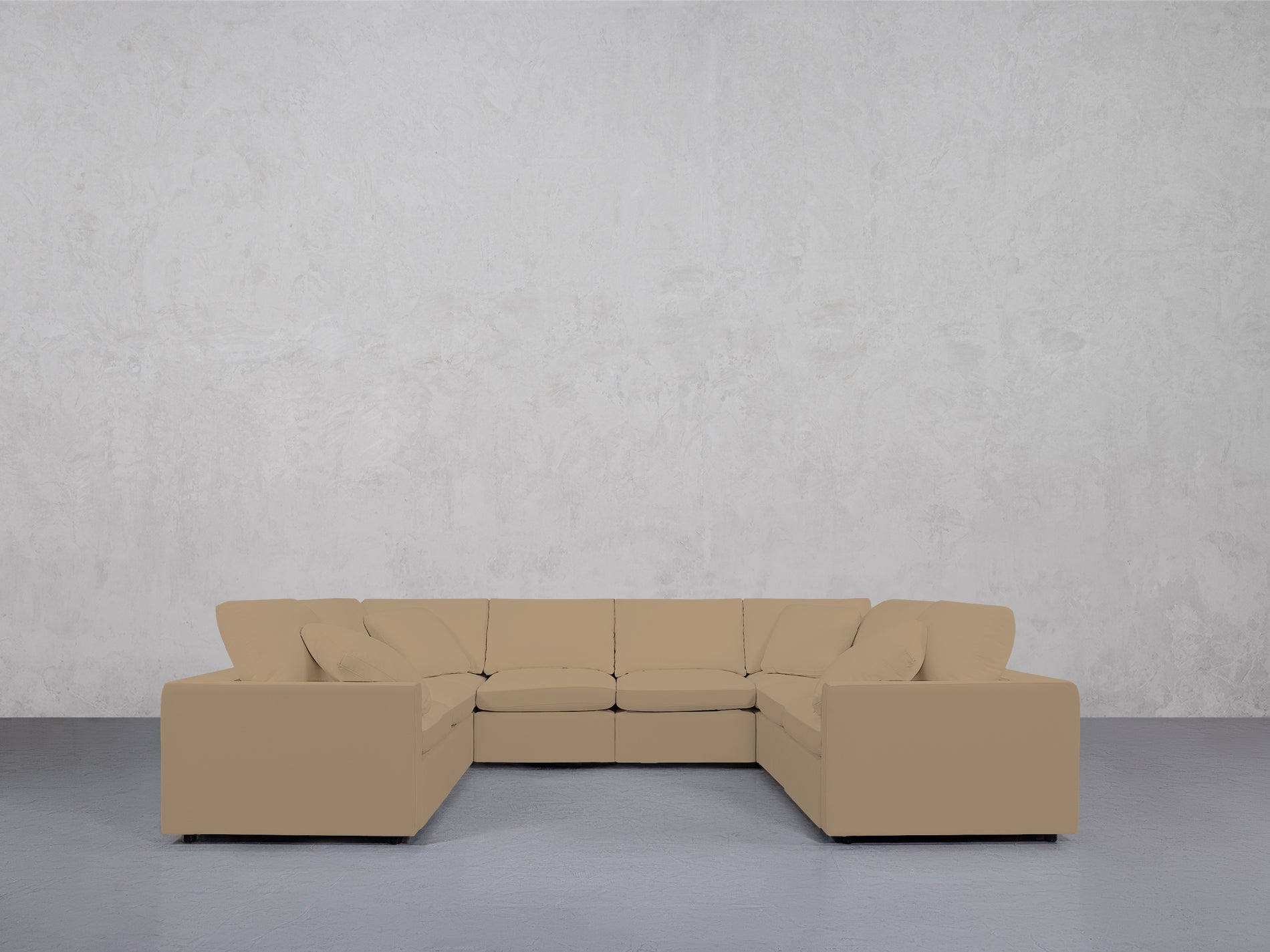8-Seat Modular U-Sectional (Thin Arms)