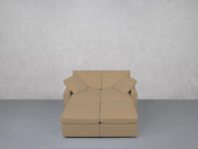 4-Seat Modular Daybed (Thin Arms)