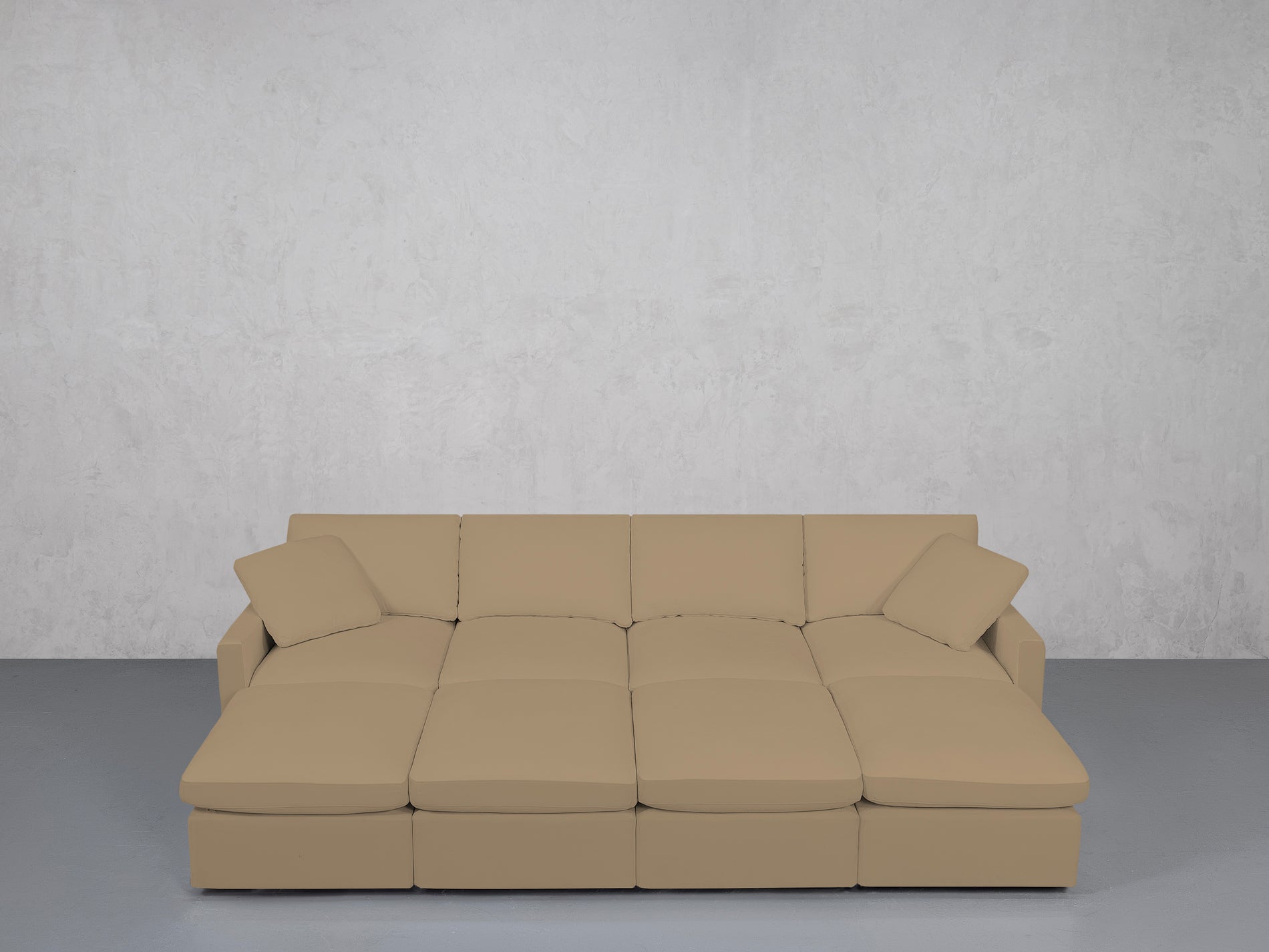 8-Seat Modular Daybed (Thin Arms)