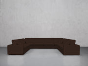 8-Seat Modular U-Sectional (Thin Arms)