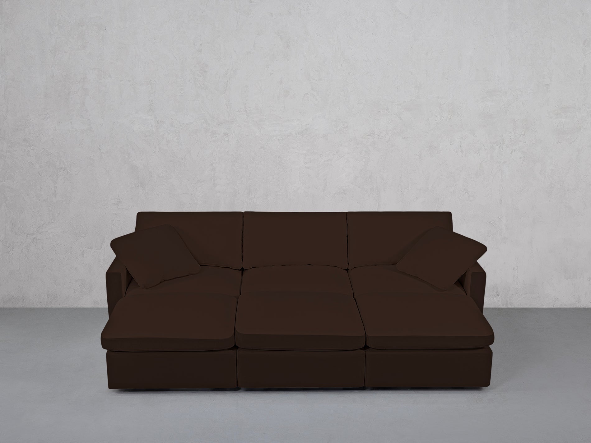 6-Seat Modular Daybed (Thin Arms)