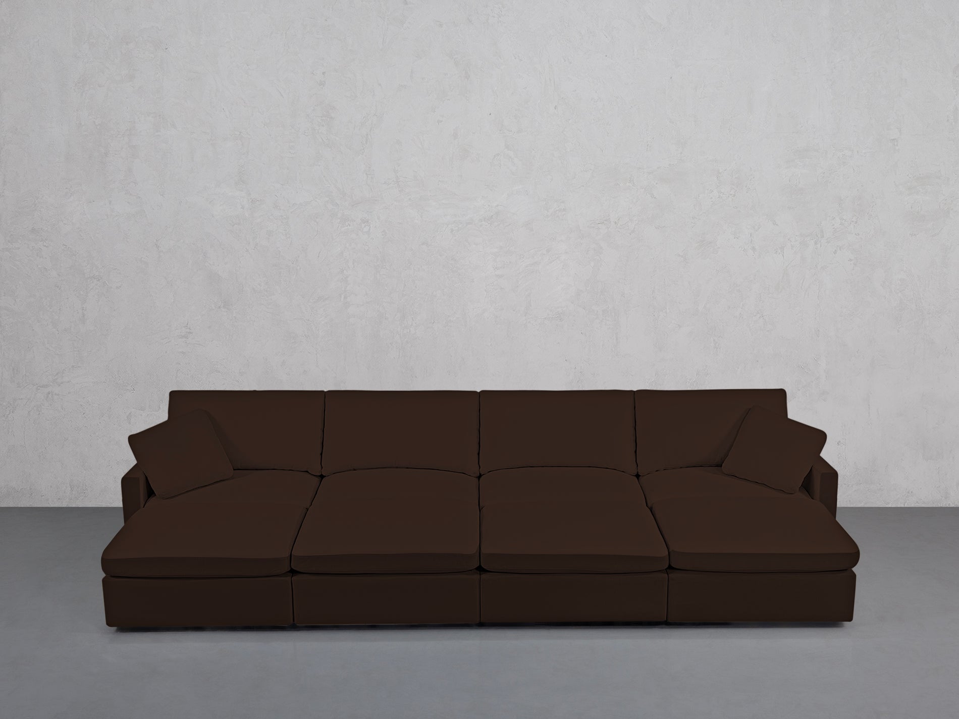 8-Seat Modular Daybed (Thin Arms)