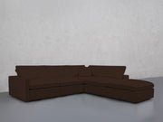 5-Seat Modular Corner Right Lounger Sectional (Thin Arms)