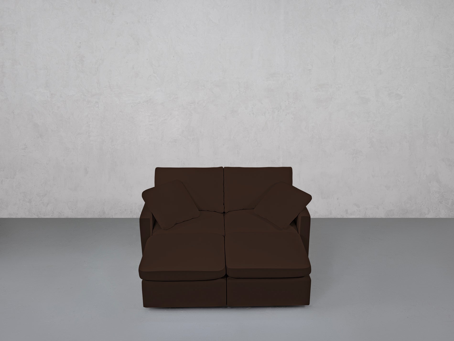 4-Seat Modular Daybed (Thin Arms)