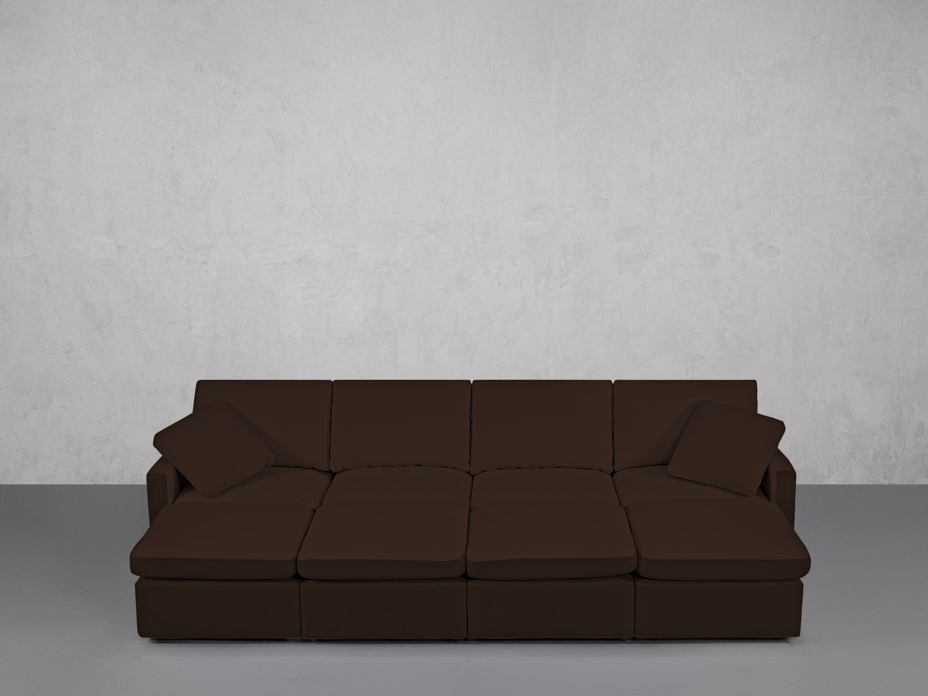 8-Seat Modular Daybed (Thin Arms)