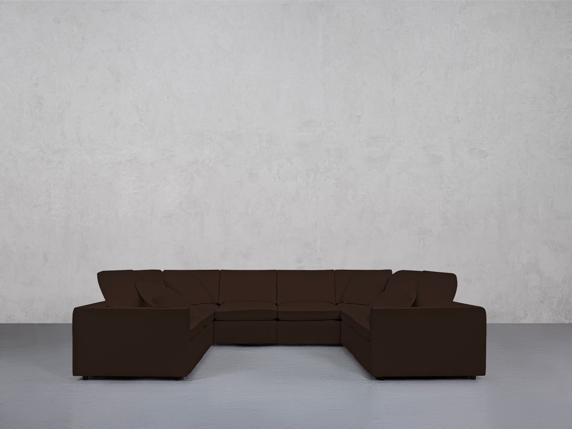 8-Seat Modular U-Sectional (Thin Arms)