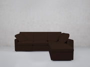 5-Seat Modular Corner Right Lounger Sectional (Thin Arms)