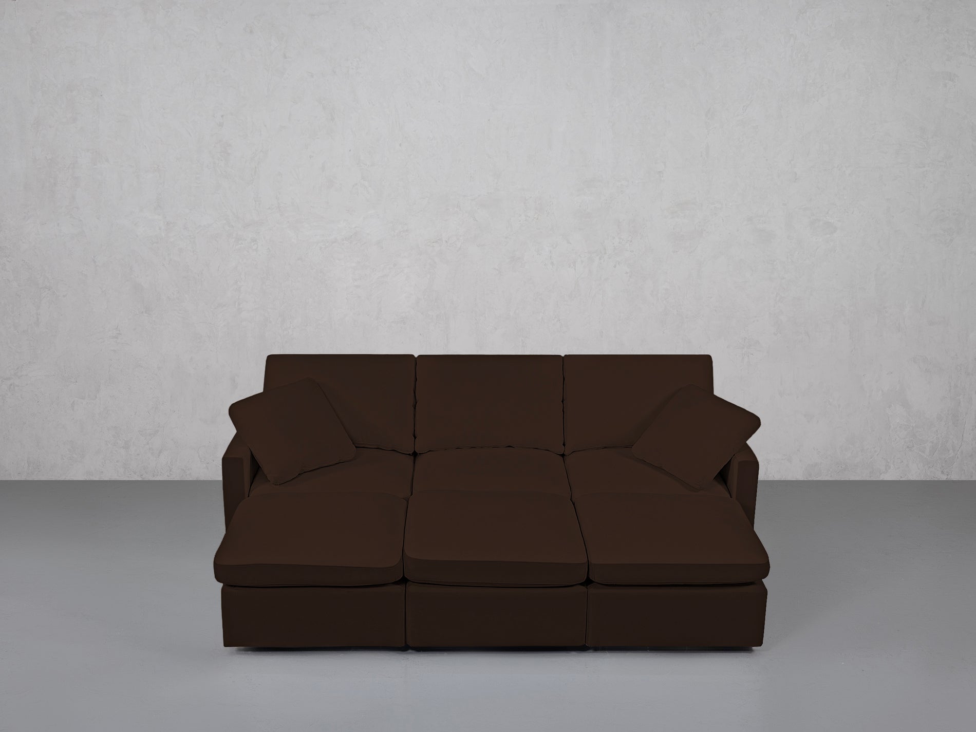 6-Seat Modular Daybed (Thin Arms)