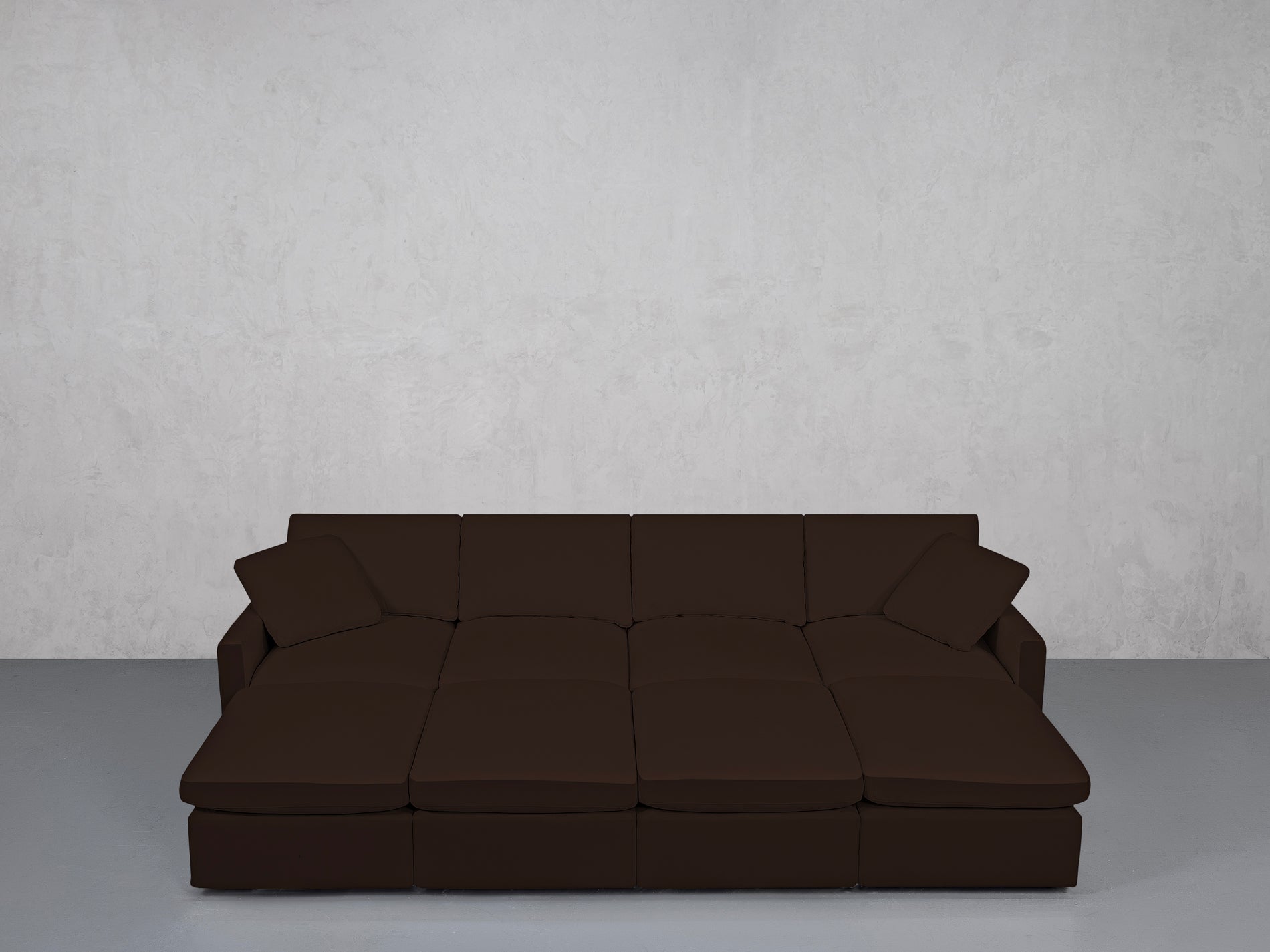8-Seat Modular Daybed (Thin Arms)