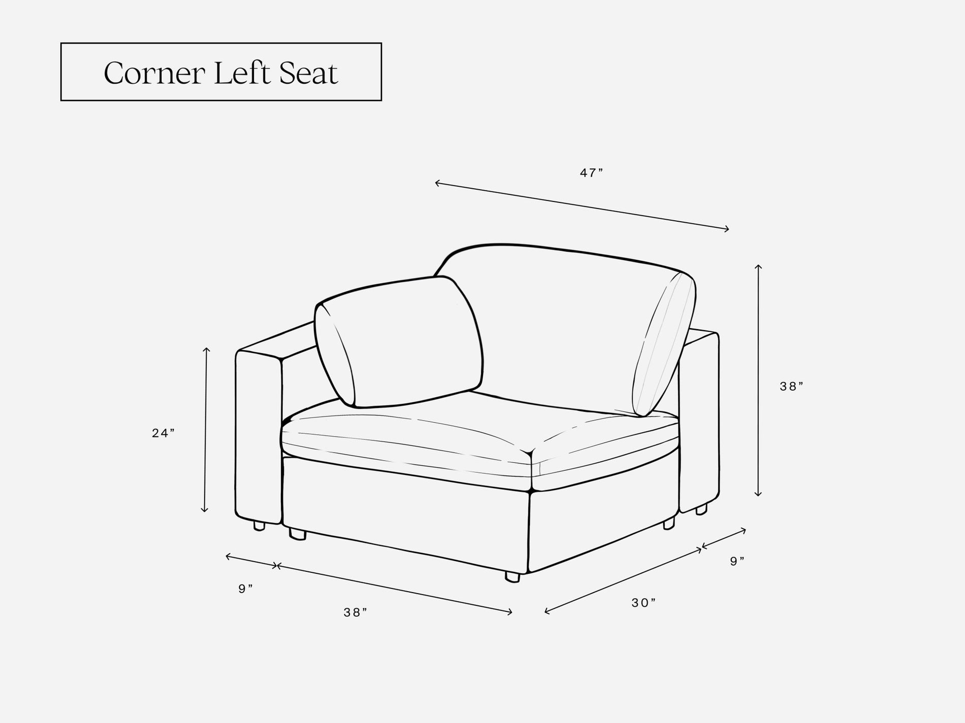 Corner Left Seat - 7th Avenue