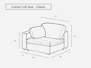 Armless Seat (Slim High Back)