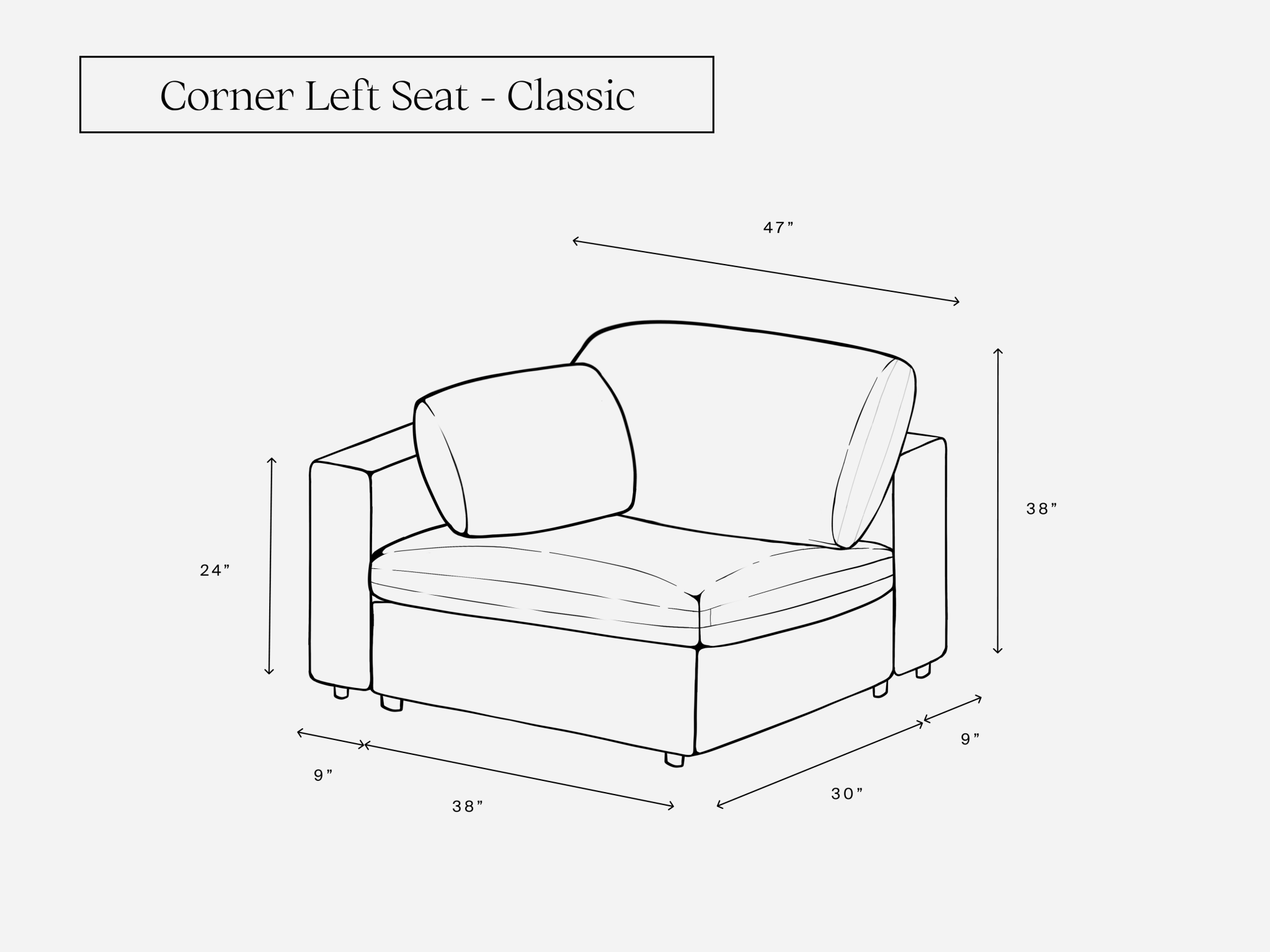 Corner Left Seat - 7th Avenue