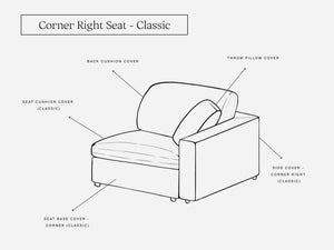 Armless Seat (Slim High Back)