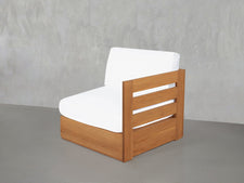 Corner Seat Teak Outdoor - 7th Avenue