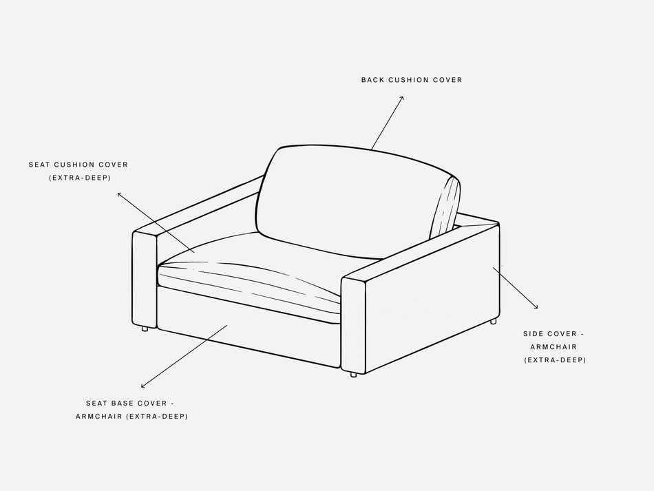 Cover Set - Armchair - 7th Avenue