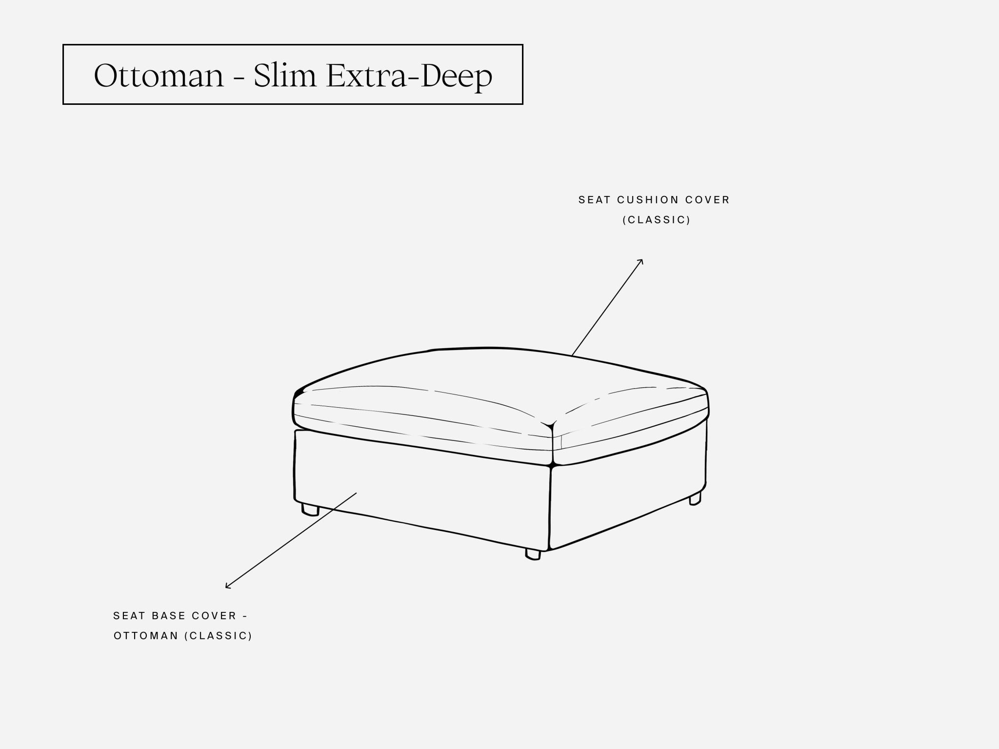 Cover Set - Ottoman - 7th Avenue