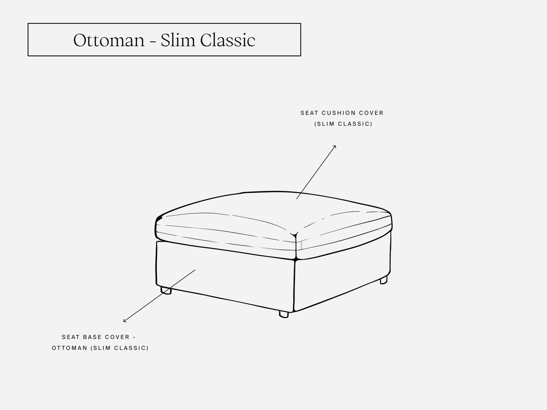 Cover Set - Ottoman - 7th Avenue