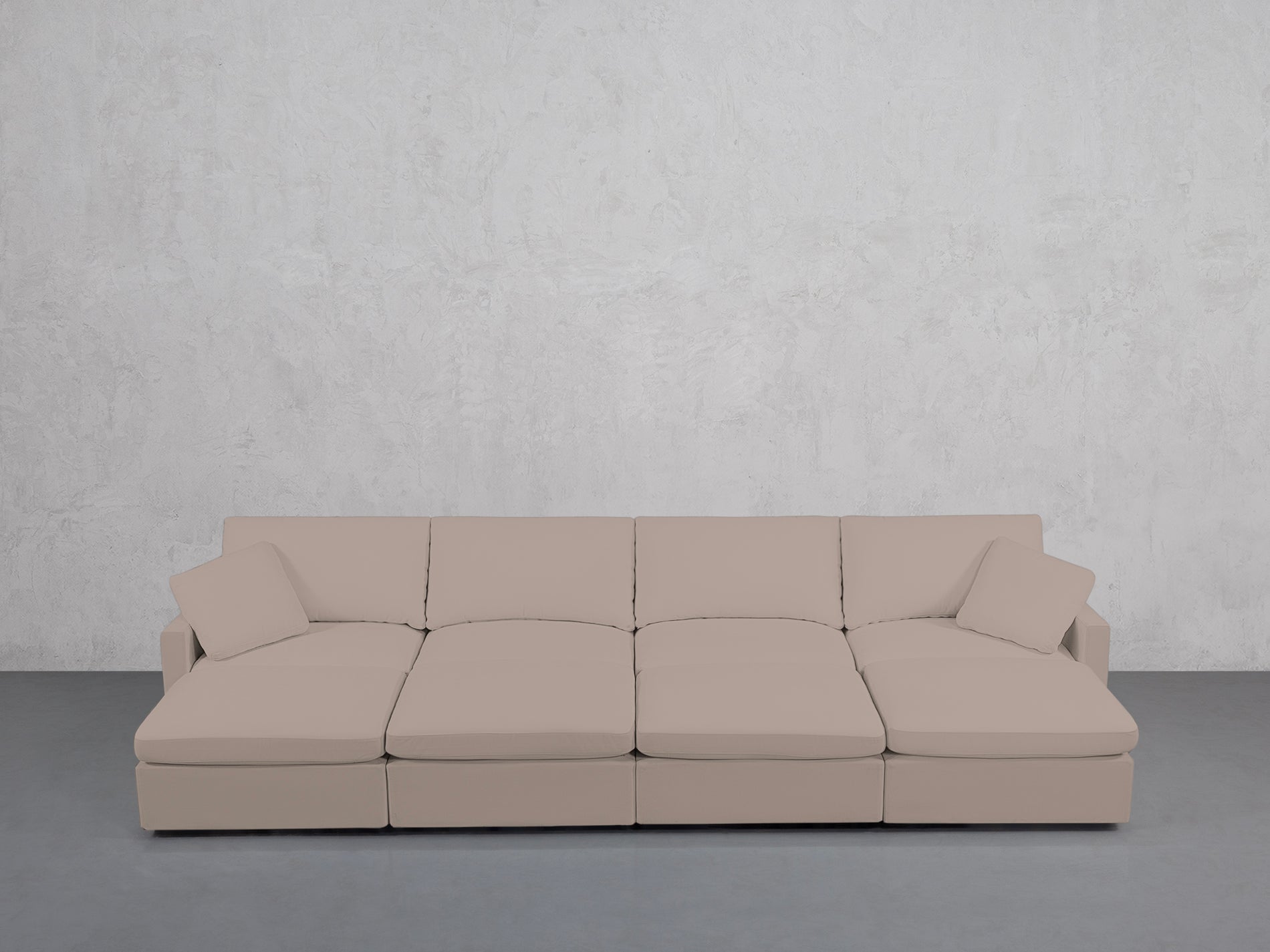 8-Seat Modular Daybed (Thin Arms)