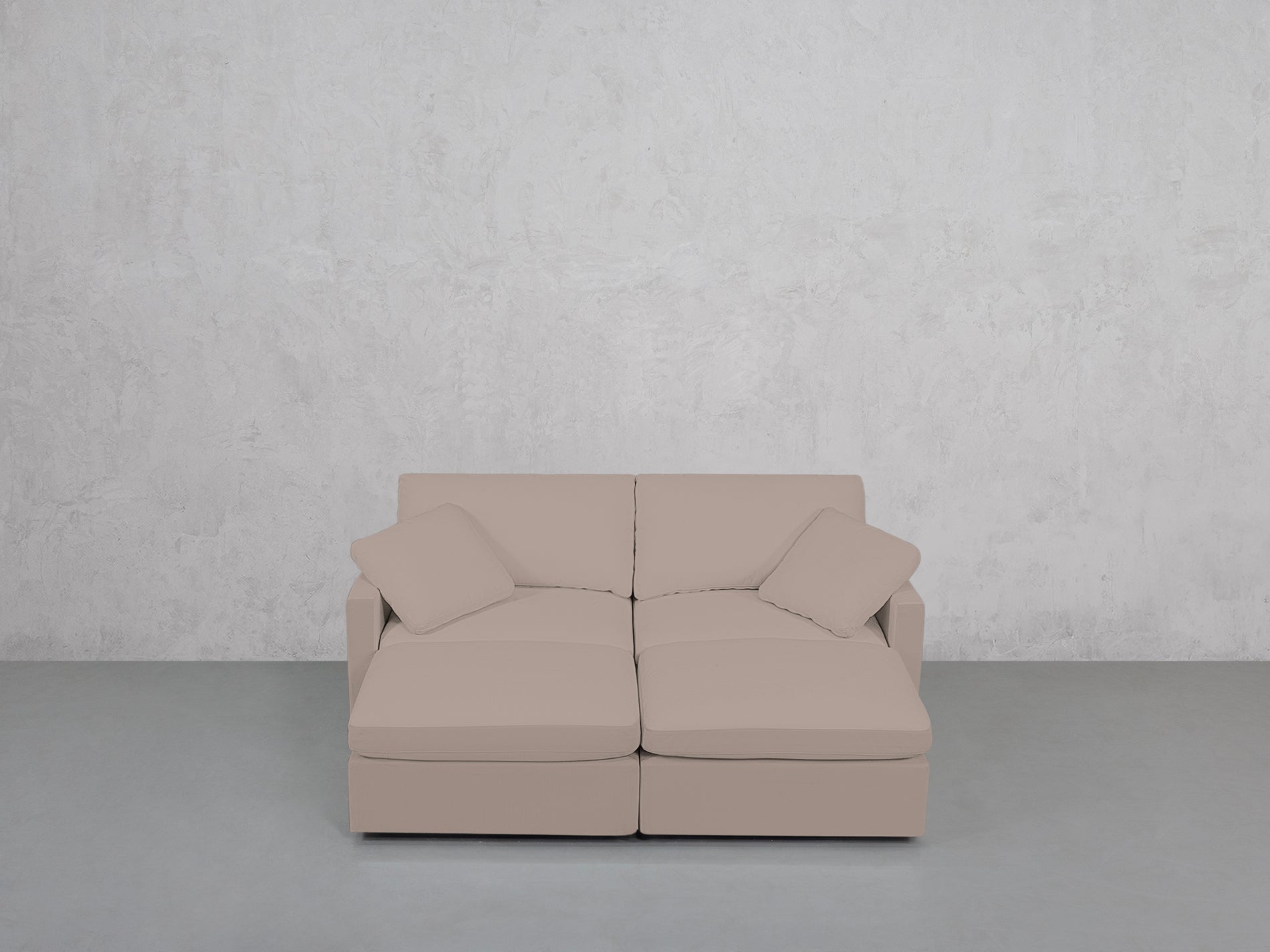 4-Seat Modular Daybed (Thin Arms)
