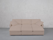 6-Seat Modular Daybed (Thin Arms)