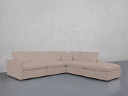 5-Seat Modular Corner Right Lounger Sectional (Thin Arms)
