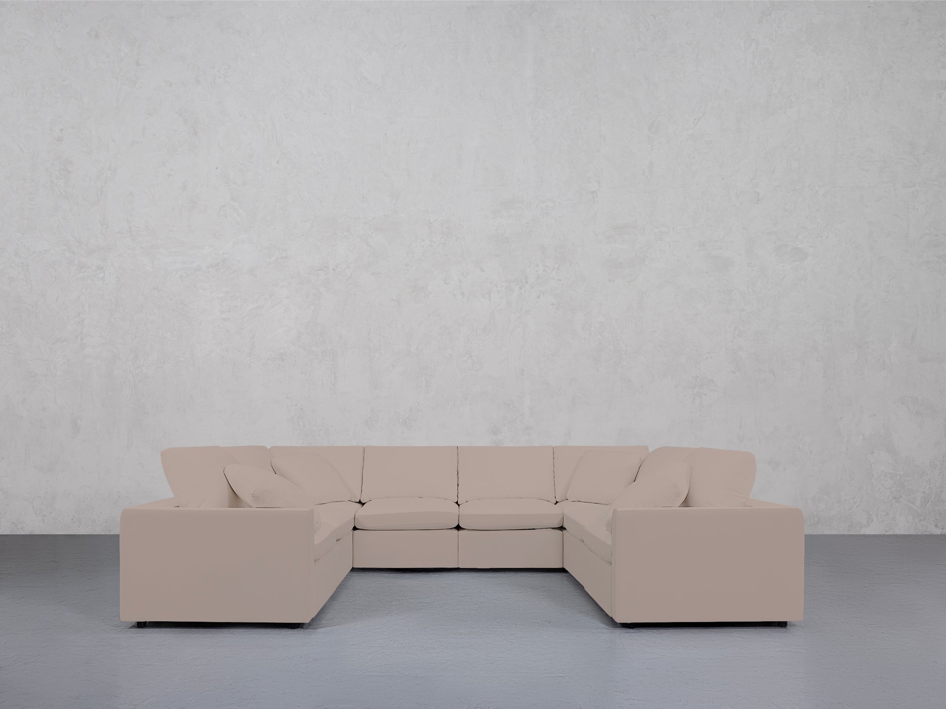 8-Seat Modular U-Sectional (Thin Arms)