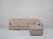 5-Seat Modular Corner Right Lounger Sectional (Thin Arms)