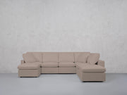 7-Seat Modular Chaise Corner Right Lounger Sectional (Thin Arm)