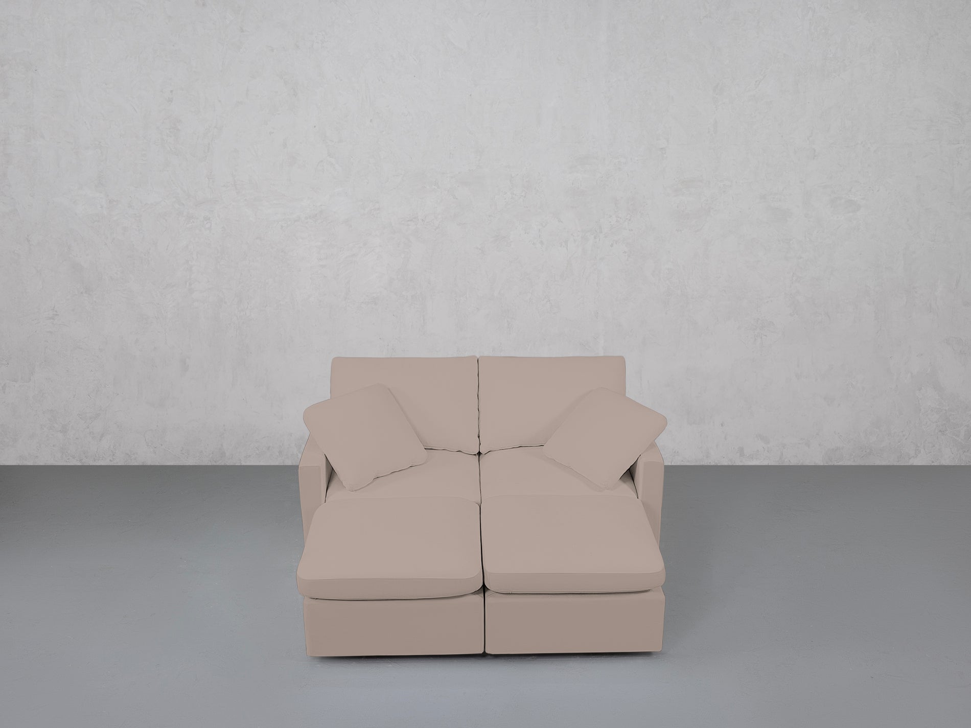 4-Seat Modular Daybed (Thin Arms)