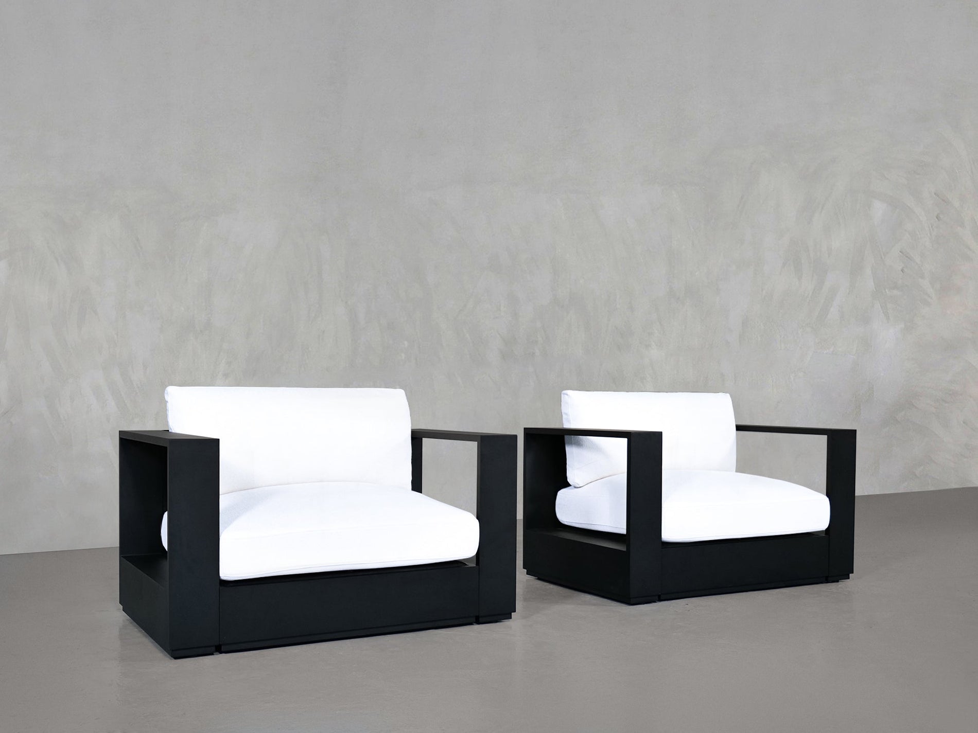 Double Armchairs Aluminum Outdoor - 7th Avenue