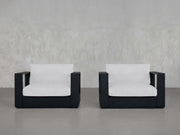 Double Armchairs Aluminum Outdoor - 7th Avenue