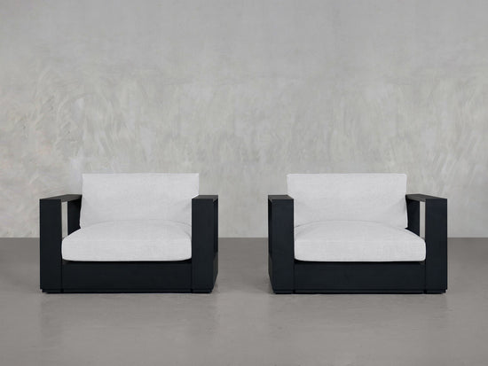 Double Armchairs Aluminum Outdoor - 7th Avenue